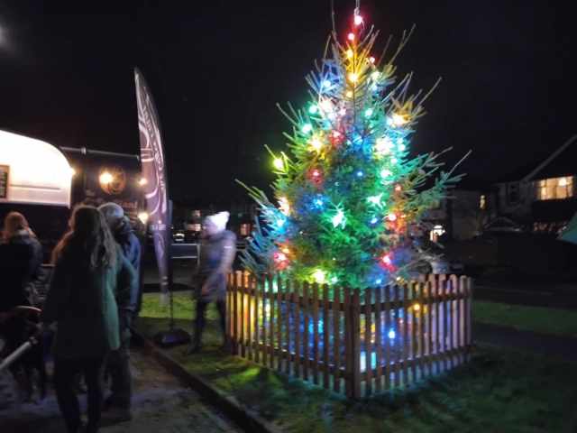 Lyme Green Community Park. Photo from Christmas Event 2024