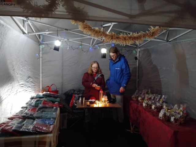 Lyme Green Community Park. Photo from Christmas Event 2024