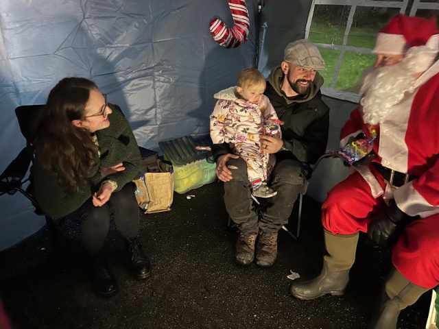 Lyme Green Community Park. Photo from Christmas Event 2024