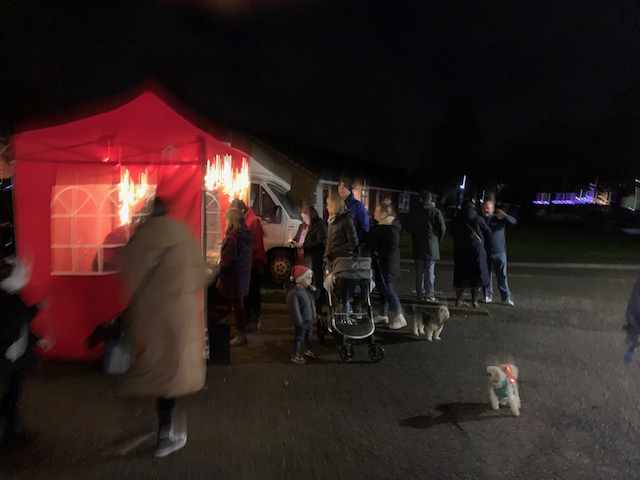 Lyme Green Community Park. Photo from Christmas Event 2024